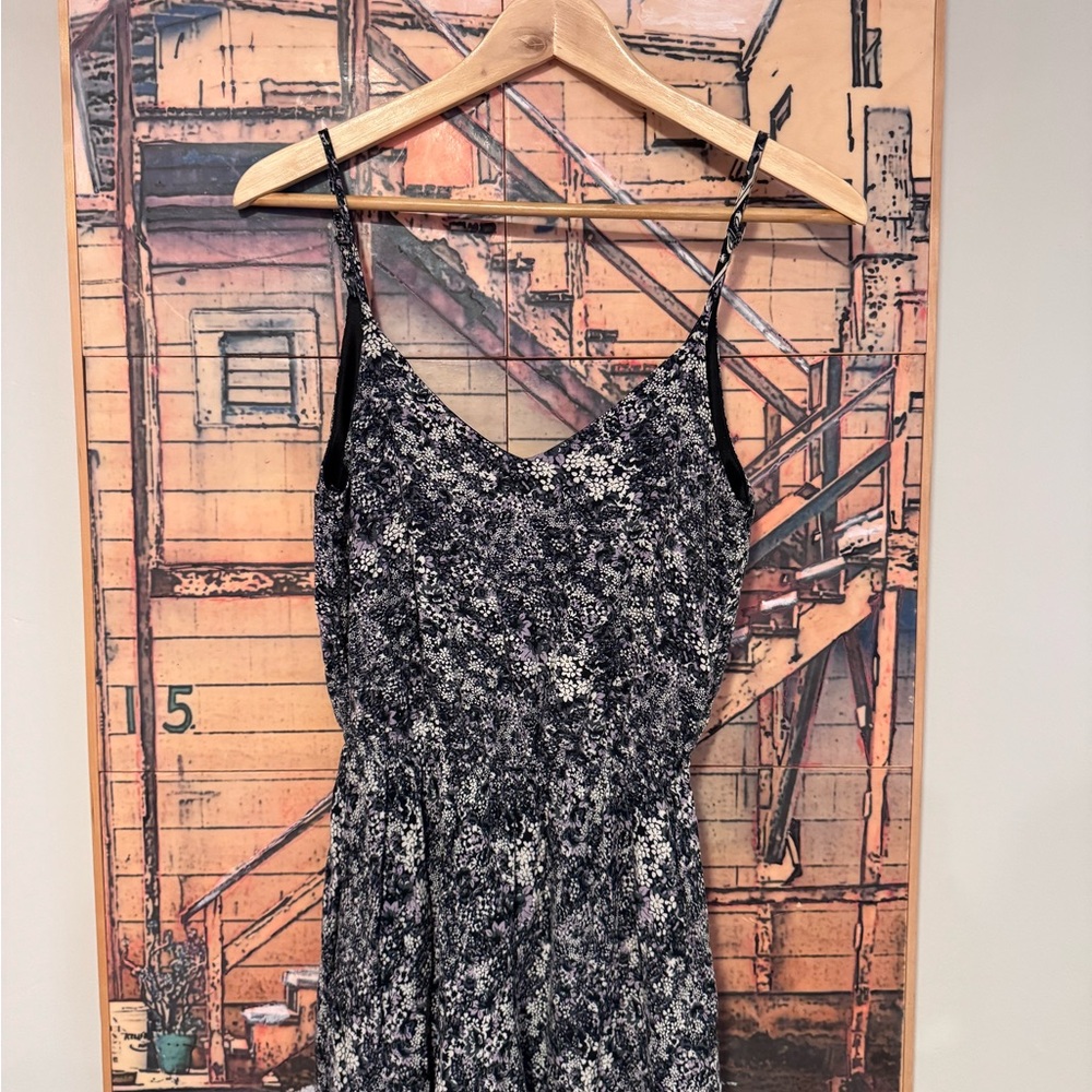 Floral Spaghetti Strap Jumpsuit with pockets
